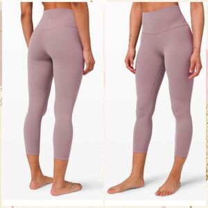 Lululemon Align Crop 23" Lunar Rock‎ size 6 NWT